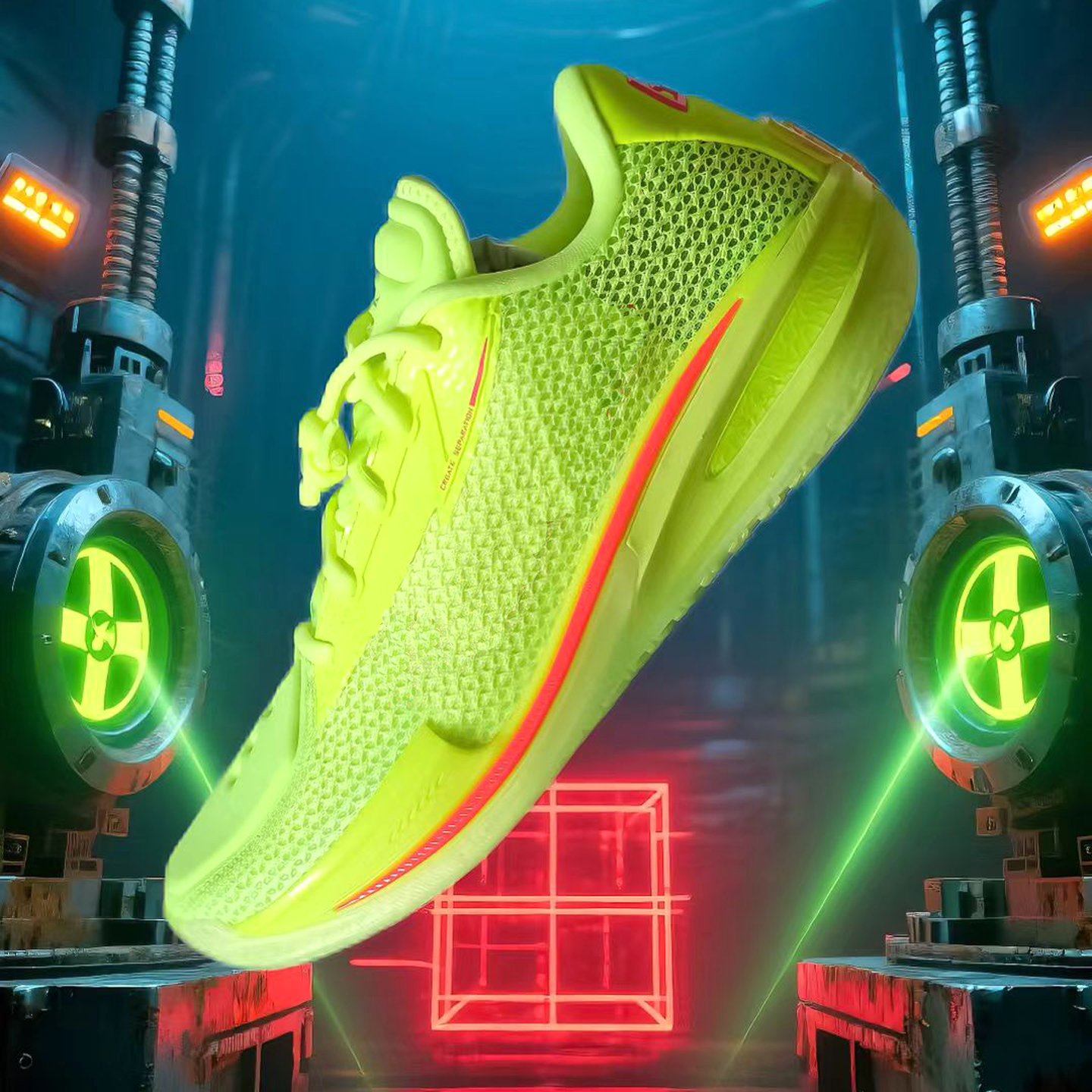 透气GT CUT 1代篮球男鞋水蜜桃gtcut1气垫球鞋实战大童乳腺粉色绿