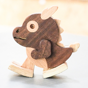 木牛流马生肖龙手工DIY木工材料包学校木工课摆件益智玩具礼物