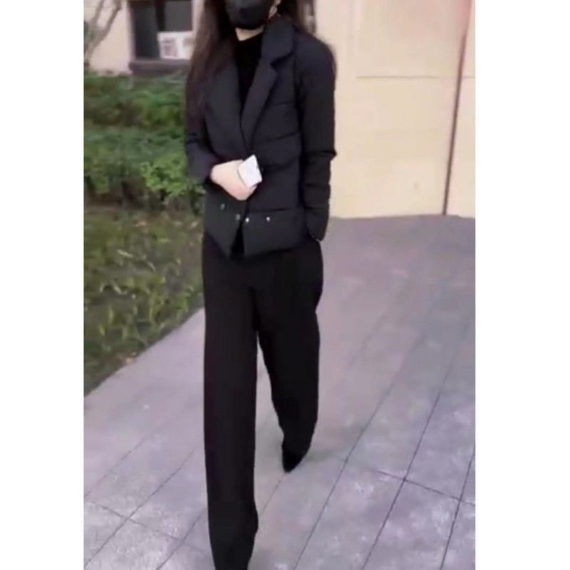 22928大爱美依缘2024冬季新款时尚翻领长袖短款棉服加厚保暖外套