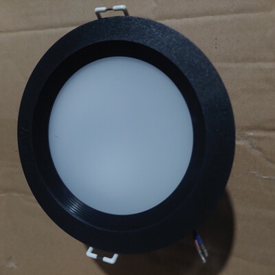 雷士照明黑色筒灯NLED9124 10W3000K 开12CM嵌入式天花灯客厅防雾