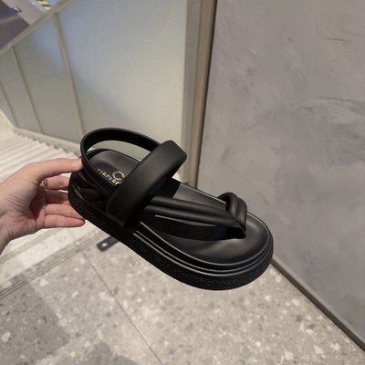 凉鞋女夏夹趾凉拖休闲沙滩鞋