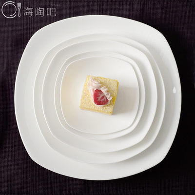 西餐盘纯白纯白韩式风西餐盘新品