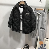 冬新品 木瓜汁童装 羽绒服男女童外套07315 儿童90白鸭绒轻薄款