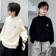 卡芙恰恰童装 5808 男女中大童麻花毛衣加绒洋气针织衫 2025冬季 新款