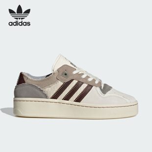 Adidas阿迪达斯RIVALRY LOW情侣款 复古简约休闲板鞋 ID6273 SUMMER