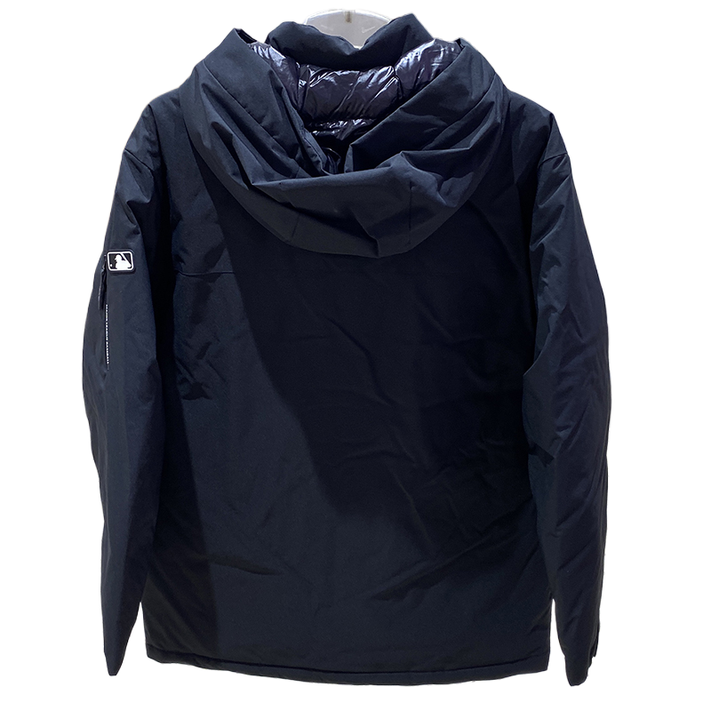 国内MLB正品男女情侣2024冬季新品运动连帽中长款羽绒服3ADJB1446