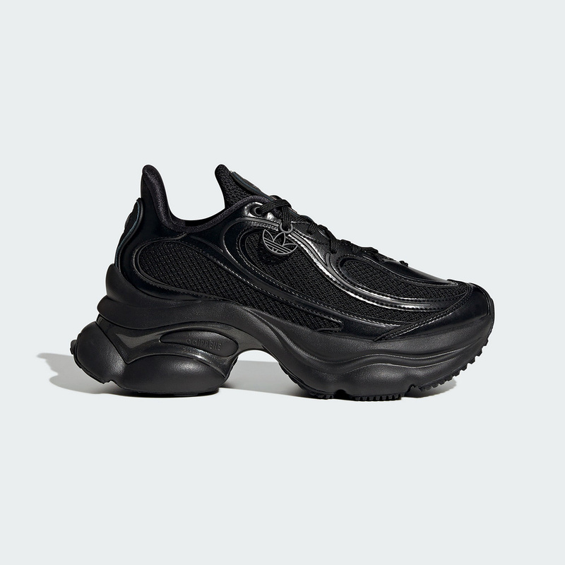 adidas阿迪达斯三叶草女OZVENUZ「浮蝶鞋」复古厚底运动鞋JS2468