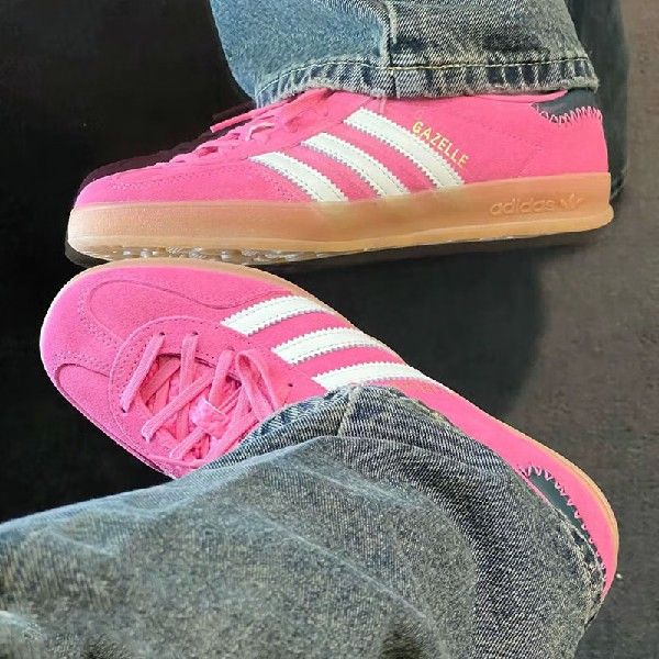 阿迪达斯三叶草休闲鞋女鞋运动鞋Gazelle德训鞋轻便板鞋JI2014