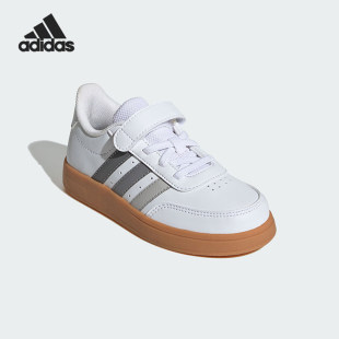 小童魔术贴低帮运动轻便板鞋 新款 JI0962 阿迪达斯正品 Adidas
