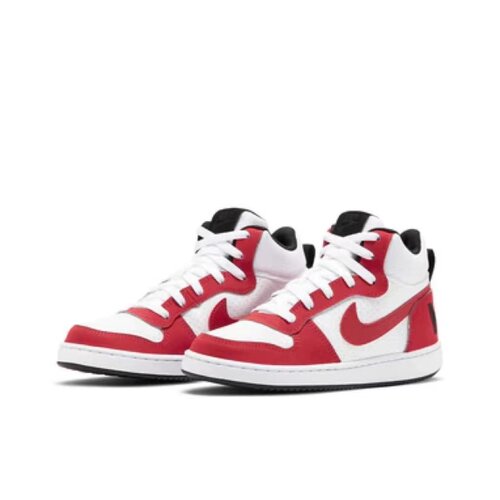 耐克NIKE/ COURT BOROUGH MID 白红  运动板鞋 休闲鞋 839977-103