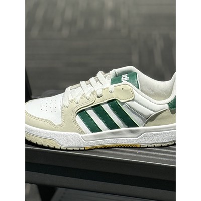 阿迪达斯男女鞋春季新款透气皮面小白鞋复古篮球鞋情侣板鞋JR7980