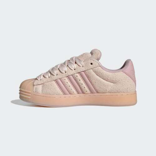 adidas三叶草 SUPERSTAR ST女子绒面板鞋KJ4687 KJ4688 KJ7134