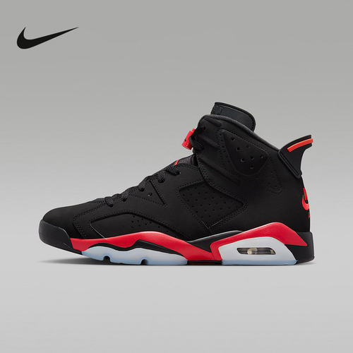 NIKE耐克男鞋Air Jordan 6邓紫棋同款复刻抓地运动鞋CT8529-001