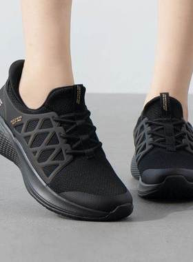 斯凯奇女鞋跑步鞋低帮透气运动鞋秋新款健步鞋117507 77235