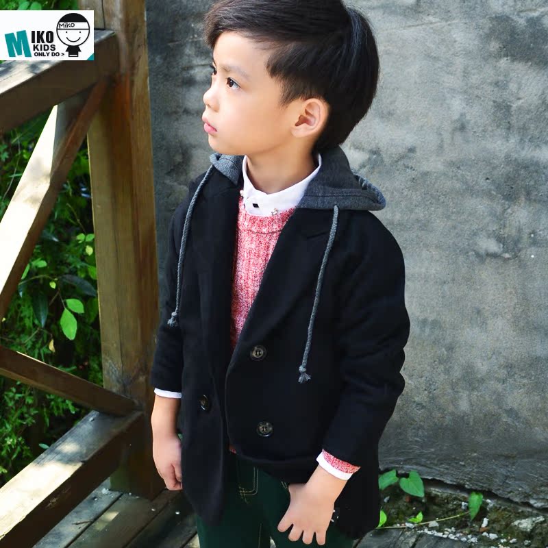 Manteau pour garcon en laine - Ref 2161414 Image 4
