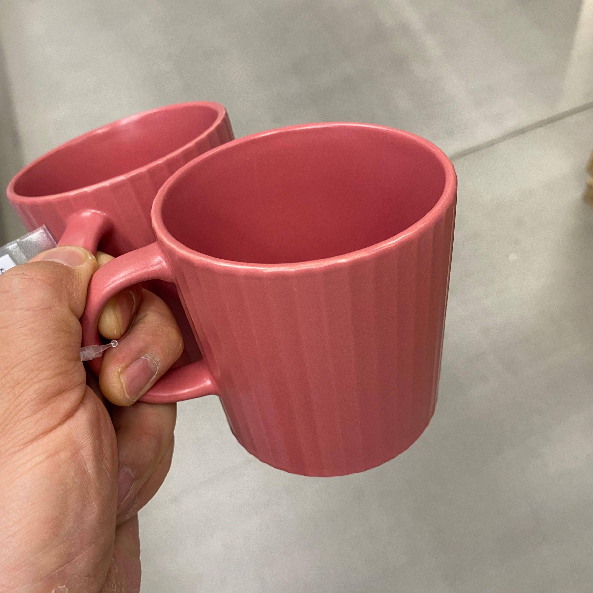 ikea宜家歇西里 杯2件马克杯喝水杯杯子饮水杯茶杯咖啡杯情侣套装