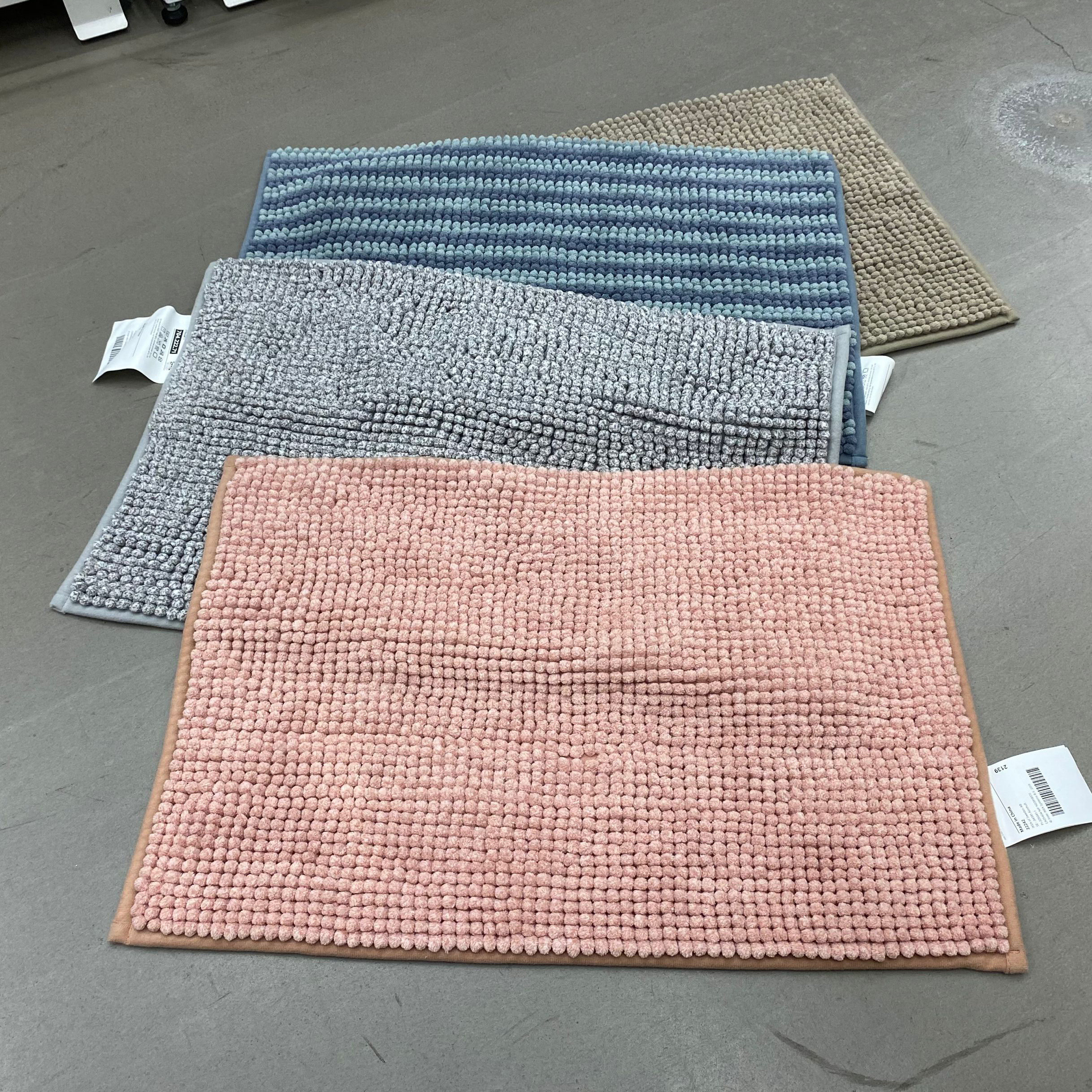 IKEA宜家托夫波 浴室地垫 门口吸水脚垫卫浴防滑垫子家用长方形垫