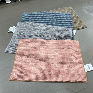 IKEA宜家托夫波 浴室地垫 门口吸水脚垫卫浴防滑垫子家用长方形垫