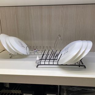 托展示厨房置物架放盘子架沥水碟子收纳架 IKEA宜家林妮格 盘子架