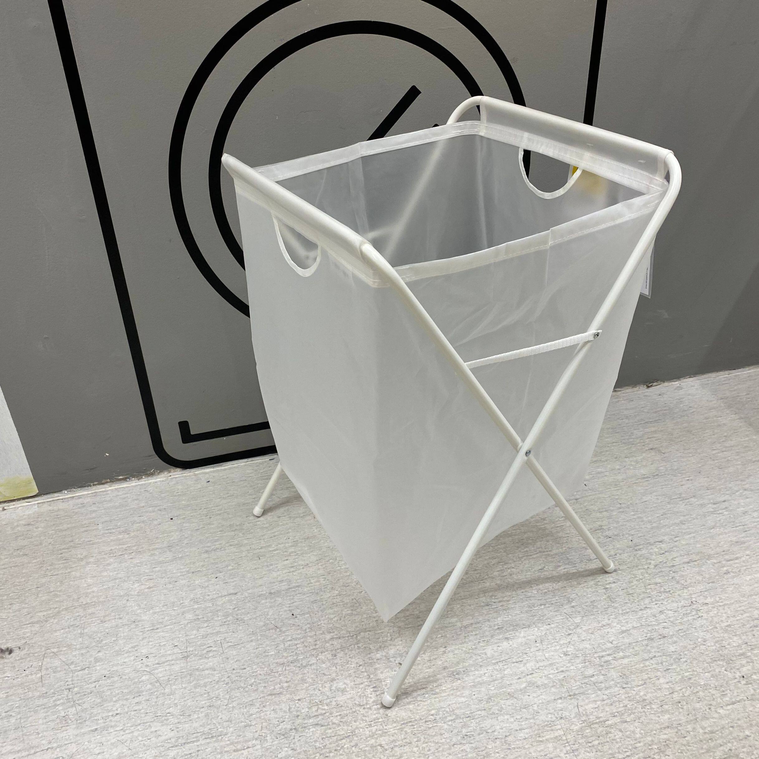 宜家加尔带架洗衣用袋脏衣服换洗衣物收纳篮白色ikea正品国内代购