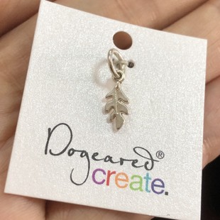 Dogeared正品 Create系列 美國 項鏈手繩掛墜 DIY配件 橡樹葉吊墜
