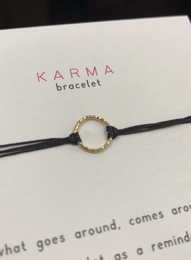 Karma丝线手绳美国dogeared