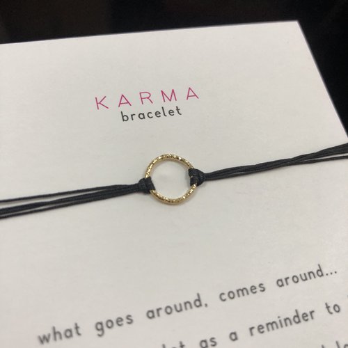 Karma丝线手绳美国dogeared