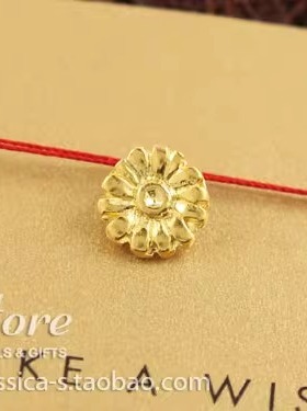 丝线款 银镀金【雏菊】吊坠 许愿项链  美国Dogeared正品