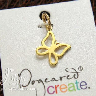蝴蝶吊墜 甜蜜 DIY配件 Dogeared 正品 項鏈手繩掛墜 Create系列