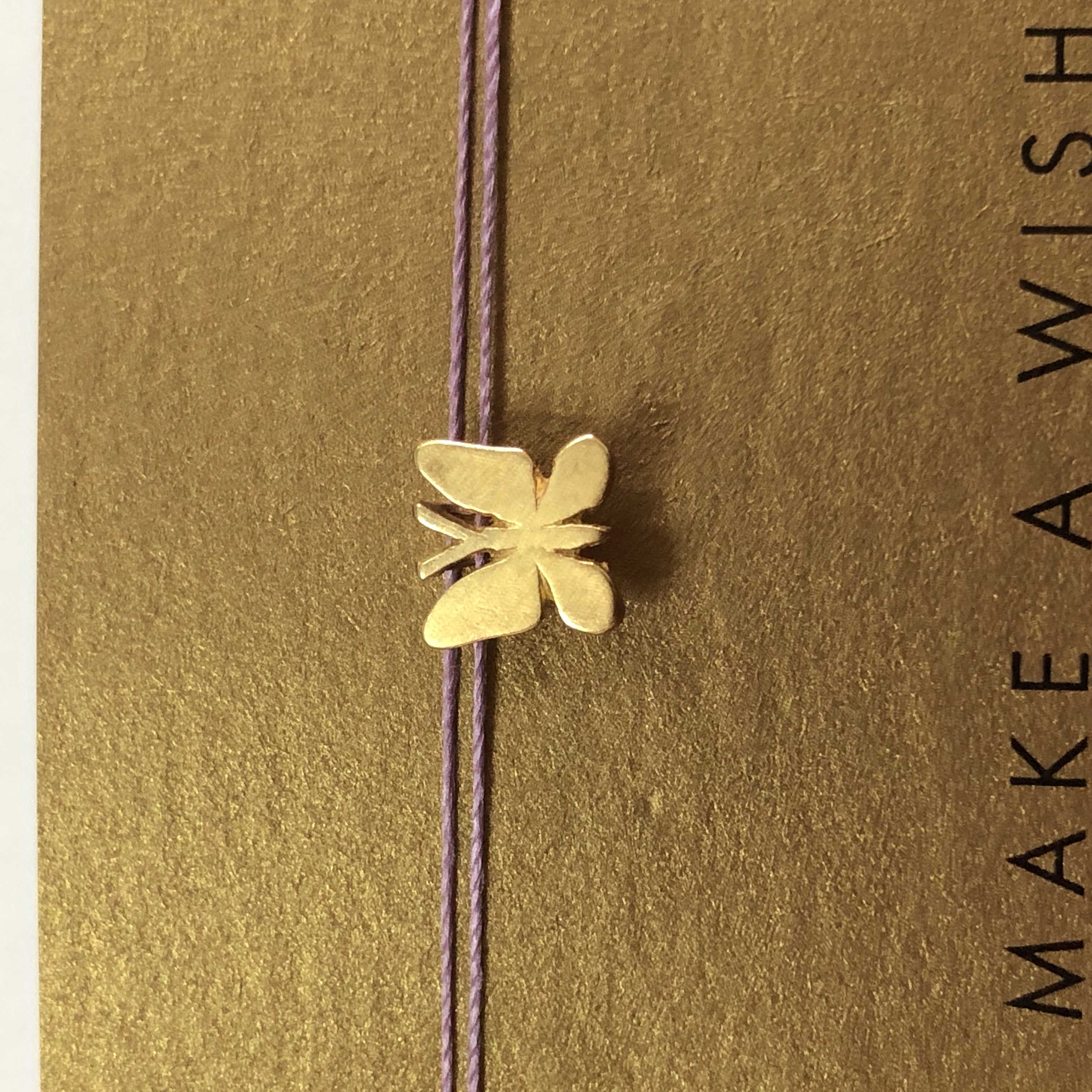 丝线款 银镀金【蝴蝶】吊坠 许愿项链  美国Dogeared正品