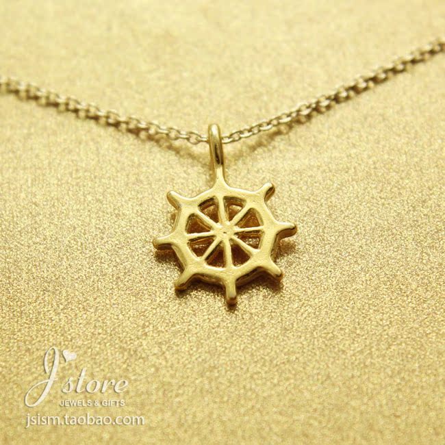 船锚船舵项链锁骨链经典款