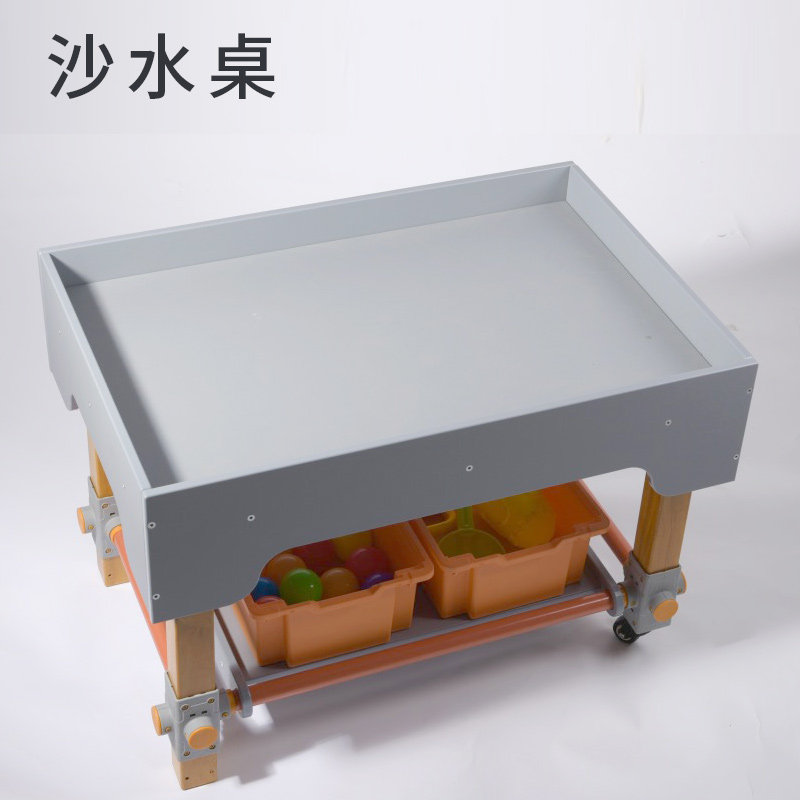 百变沙水桌多个功能幼儿粘土太空沙盘桌兼容乐高积木桌子早教益智