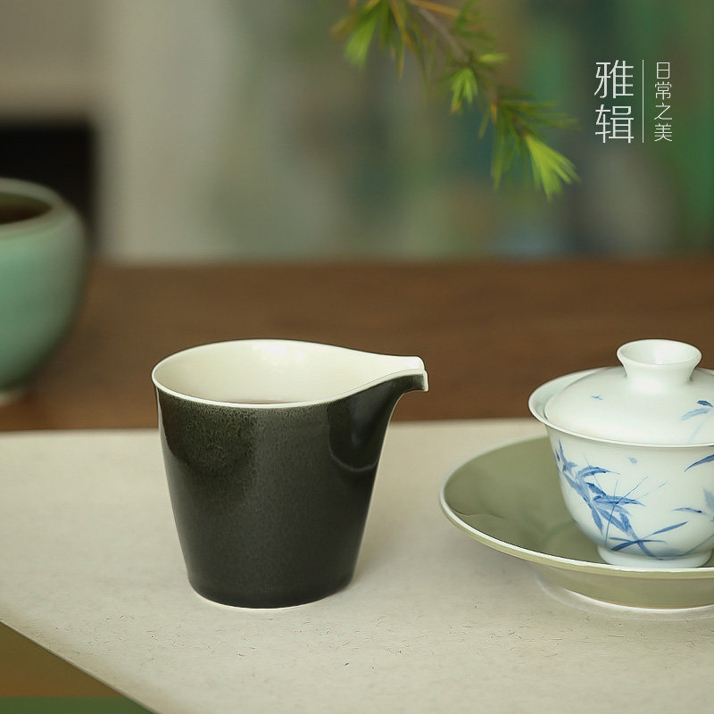 雅辑 螺黛 云雀公道杯 匀杯公杯分茶 功夫茶具