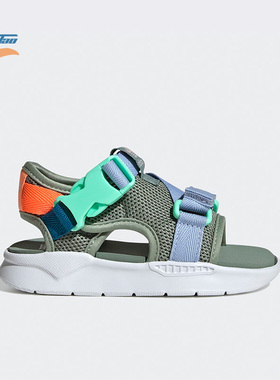 Adidas/阿迪达斯正品夏季新款三叶草婴童休闲运动凉鞋GW2154