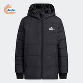 儿童时尚 特价 潮流休闲舒适运动保暖拉链棉服 阿迪达斯正品 Adidas