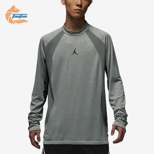 Nike/耐克正品Jordan男子简约时尚透气圆领长袖运动T恤FD8124