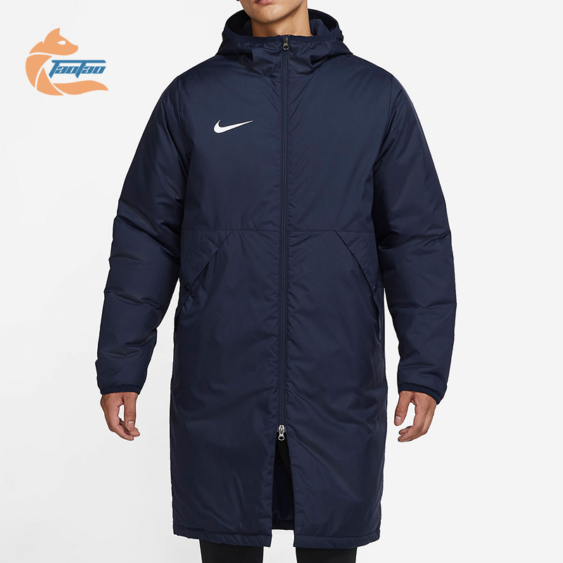 男子保暖连帽运动棉衣耐克正品