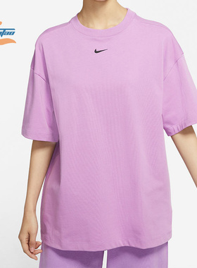 Nike/耐克正品夏季女子新款圆领时尚休闲运动短袖T恤DC5427-591