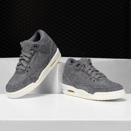 Nike/耐克正品Air Jordan 3 Dark Grey AJ3 乔3 儿童运动鞋861427