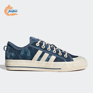 帆布运动板鞋 Adidas RF男女同款 三叶草NIZZA GX4602 阿迪达斯正品