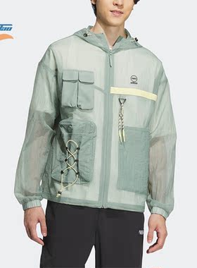Adidas/阿迪达斯正品夏季新款工装Neo男子运动休闲夹克IA6861