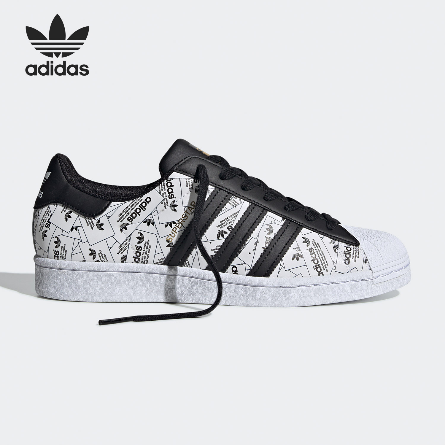 Adidas/阿迪达斯正品三叶草 SUPERSTAR 男女经典休闲板鞋FV2819