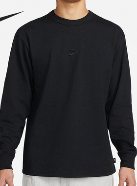Nike/耐克正品男子圆领简约宽松运动休闲长袖T恤 DO7391-010