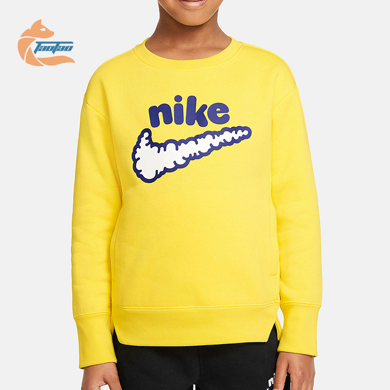 小童圆领运动休闲卫衣耐克正品