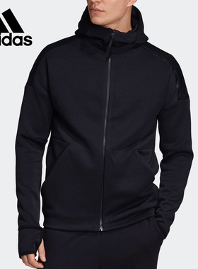 Adidas/阿迪达斯正品2019新款男子M ZNE hd FR针织外套 EB5230