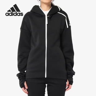 Zne 阿迪达斯正品 DM5024 女子休闲连帽夹克外套 Adidas