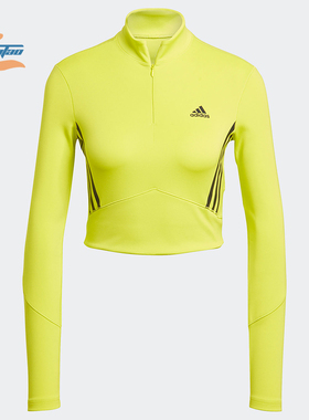 Adidas/阿迪达斯正品女子舒适宽松透气健身跑步运动长袖T恤H23451