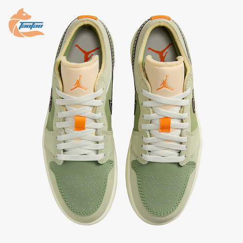 Nike/耐克正品Air Jordan 1 Low SE Craft男子休闲板鞋FD6819