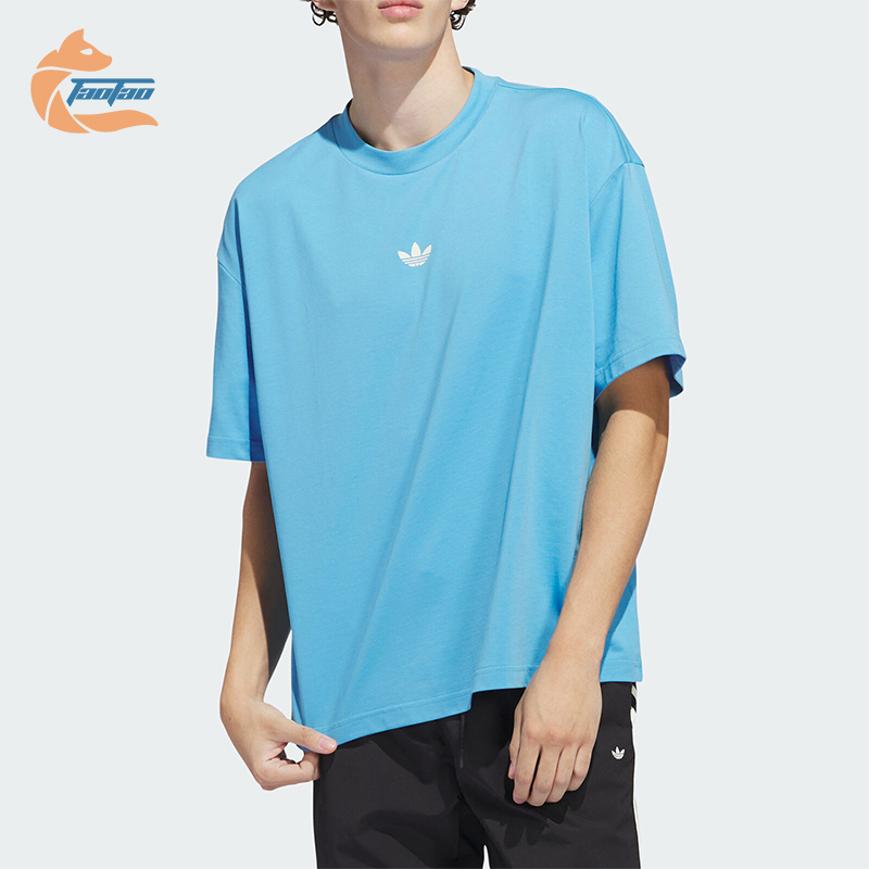 阿迪达斯男女运动休闲短袖
