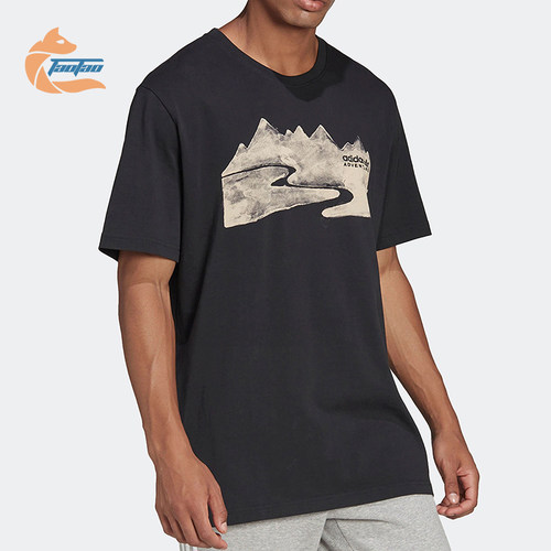 阿迪达斯三叶草男子运动短袖恤